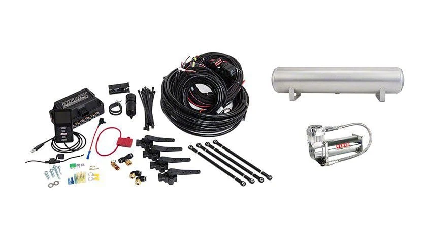 Air Lift 3H Complete Air Suspension Kit; 1/4-Inch Lines (06-23 RWD Charger)