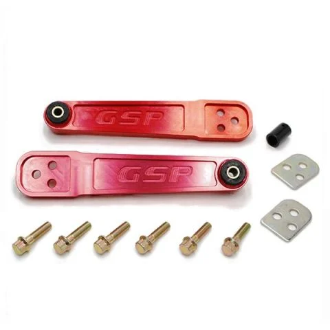 2001-2005 Honda Civic (EM/ES) / Civic Hatchback (EP3) 2002-05 Gen2 Adjustable Rear Lower Control Arms Red : Godspeed Project AK-109-RED