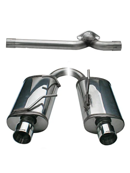 2008-2013 Nissan Altima Coupe - STILLEN Stainless Steel Axle-Back Exhaust System - 508275