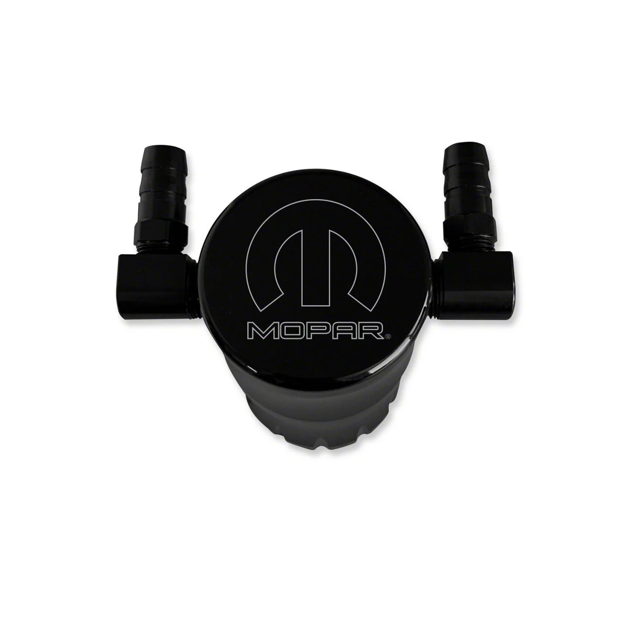 American Brothers Design Black Oil Catch Can with Mopar Logo (15-23 Charger SRT Hellcat)