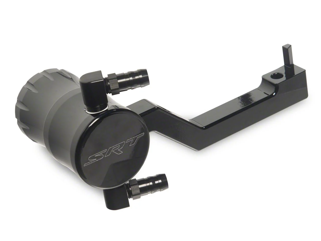 American Brothers Design Black Oil Catch Can with SRT Logo (15-23 Charger SRT Hellcat)