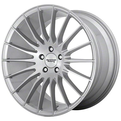 American Racing FASTLANE Brushed Silver Wheel; 20x8.5; 25mm Offset (06-10 RWD Charger)