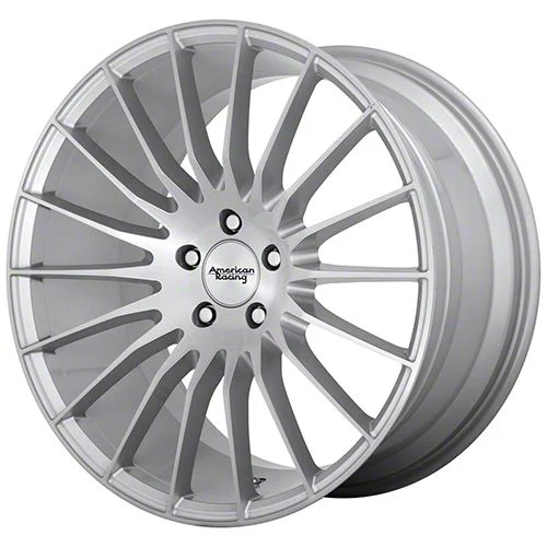 American Racing FASTLANE Brushed Silver Wheel; 20x8.5; 25mm Offset (11-23 RWD Charger)