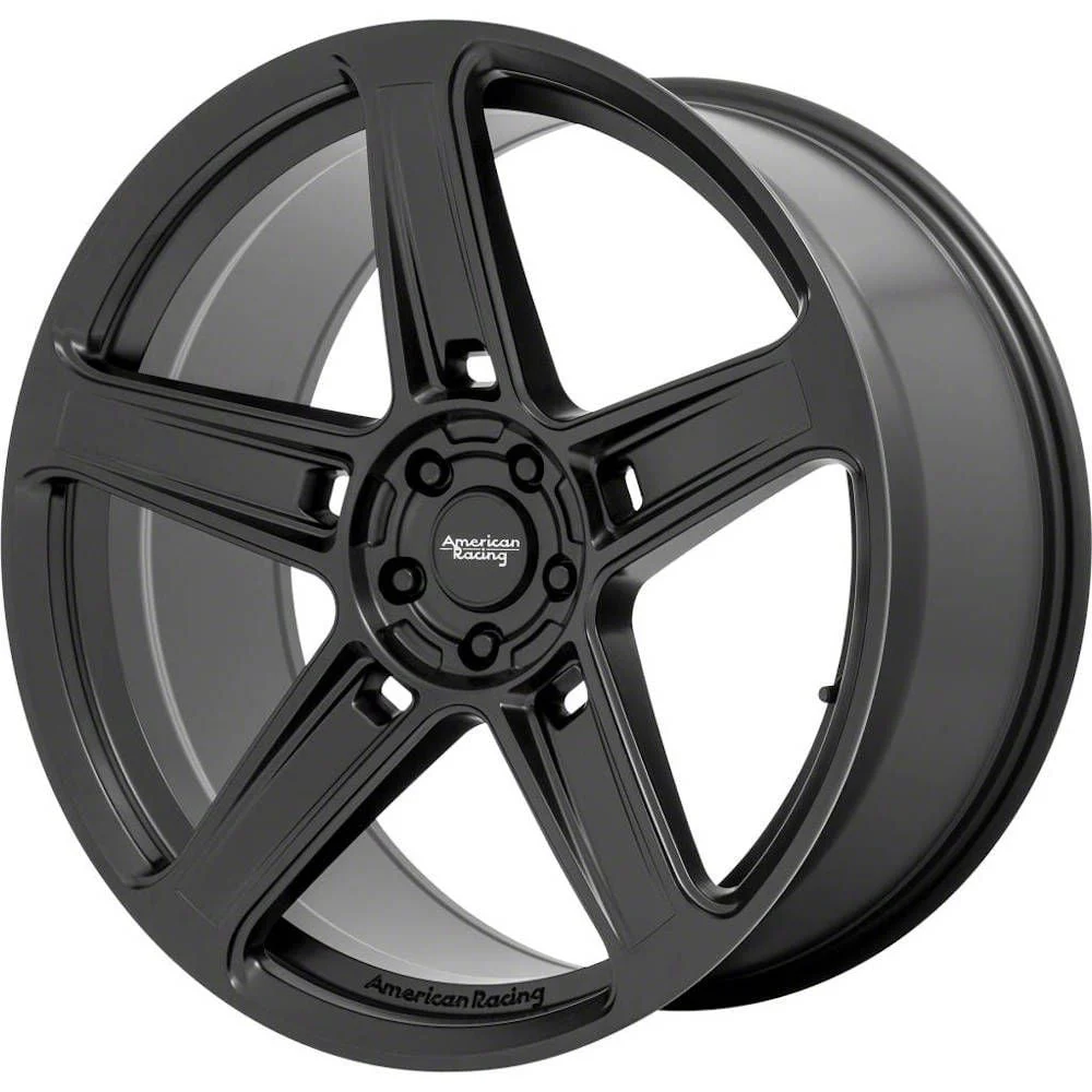 American Racing HELLION Satin Black Wheel; 20x9.5; 15mm Offset (11-23 RWD Charger)