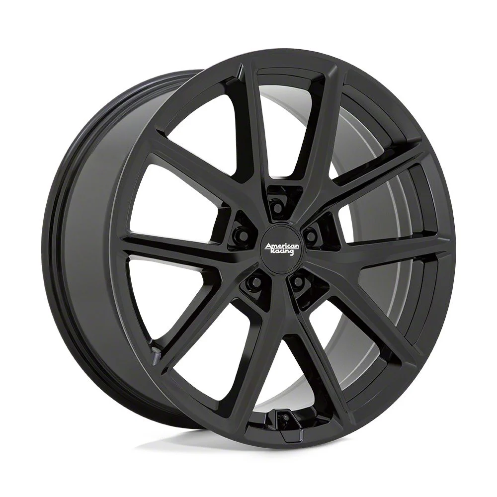 American Racing AR943 Gloss Black Wheel; Front Only; 20x9; 35mm Offset (20-26 Corvette C8 Stingray)