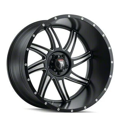 American Truxx Vortex Gloss Black Milled 6-Lug Wheel; 20x10; -24mm Offset (19-23 Ranger)