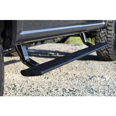Amp Research PowerStep Smart Series Running Boards; Plug-n-Play (17-19 6.6L Duramax Silverado 3500 HD Double Cab, Crew Cab)