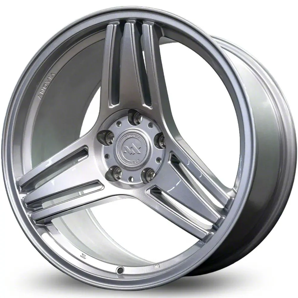 Anovia Wheels Treble Silver Wheel; 18x9.5; 35mm Offset (05-09 Mustang GT, V6)