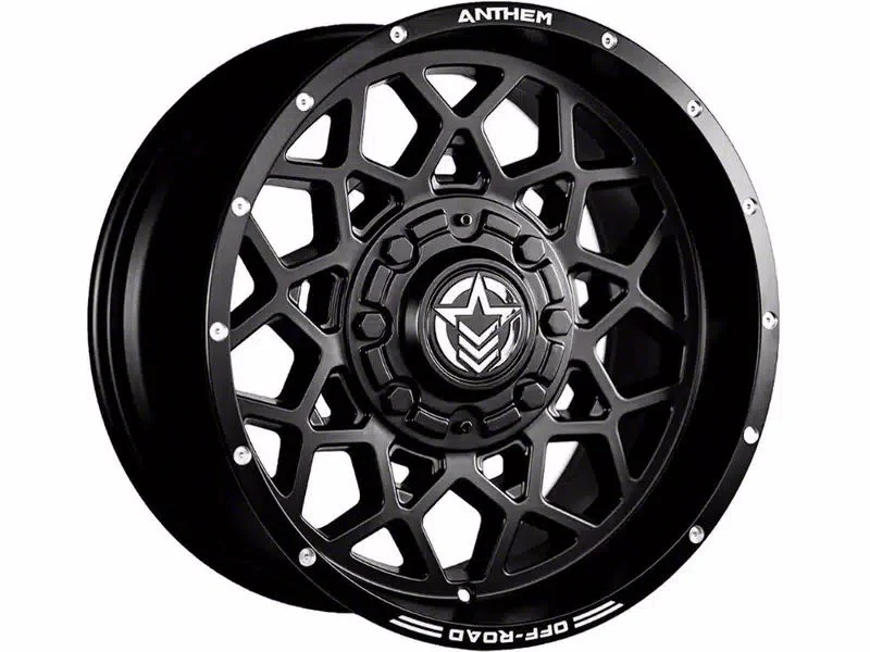 Anthem Off-Road Avenger Satin Black 5-Lug Wheel; 18x9; 18mm Offset (02-08 RAM 1500, Excluding Mega Cab)