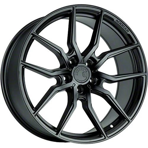 AFF1 Matte Black Wheel; Rear Only; 20x10.5; 45mm Offset (24-26 Mustang)