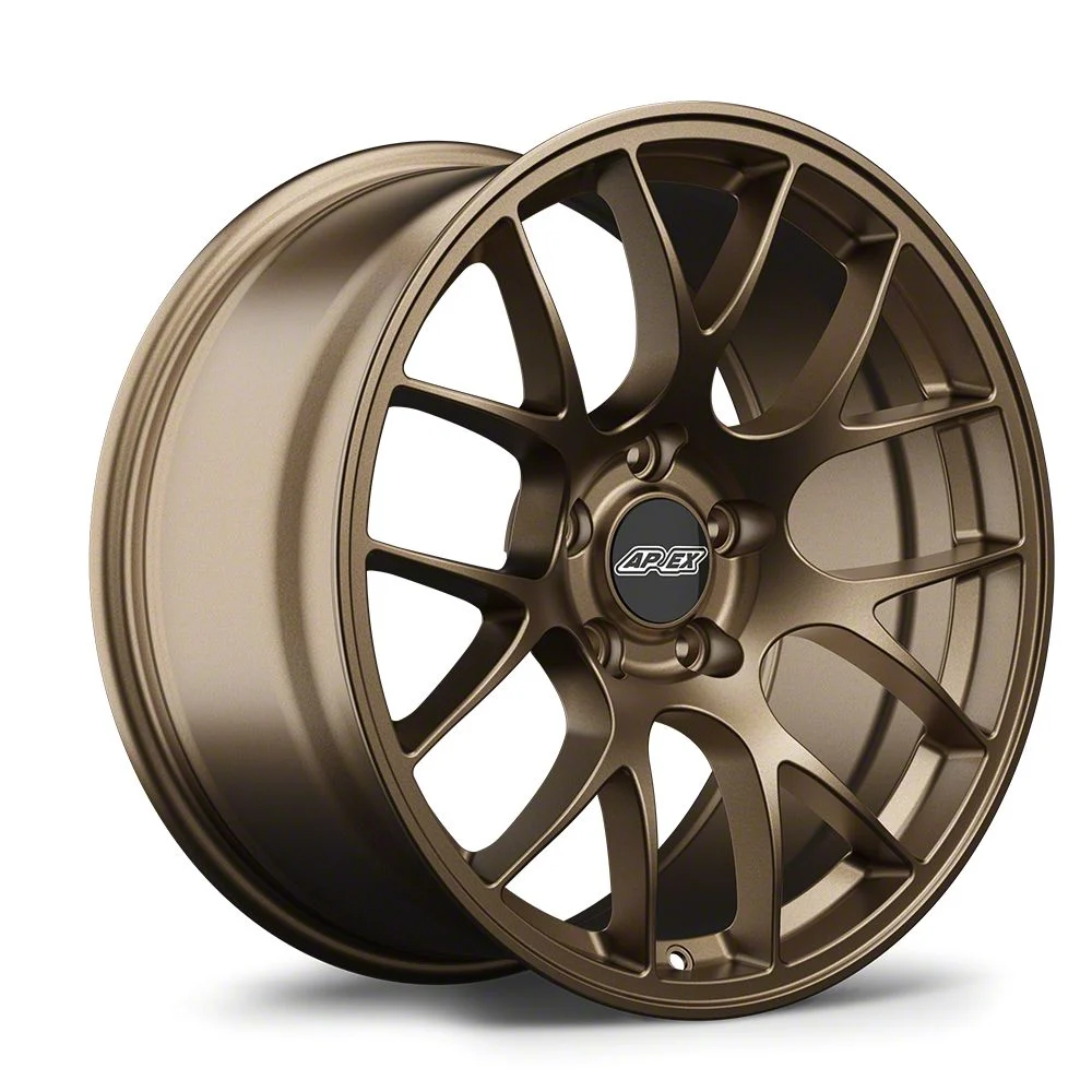 APEX EC-7 Satin Bronze Wheel; 18x10; 40mm Offset (24-26 Mustang EcoBoost w/o Performance Pack)