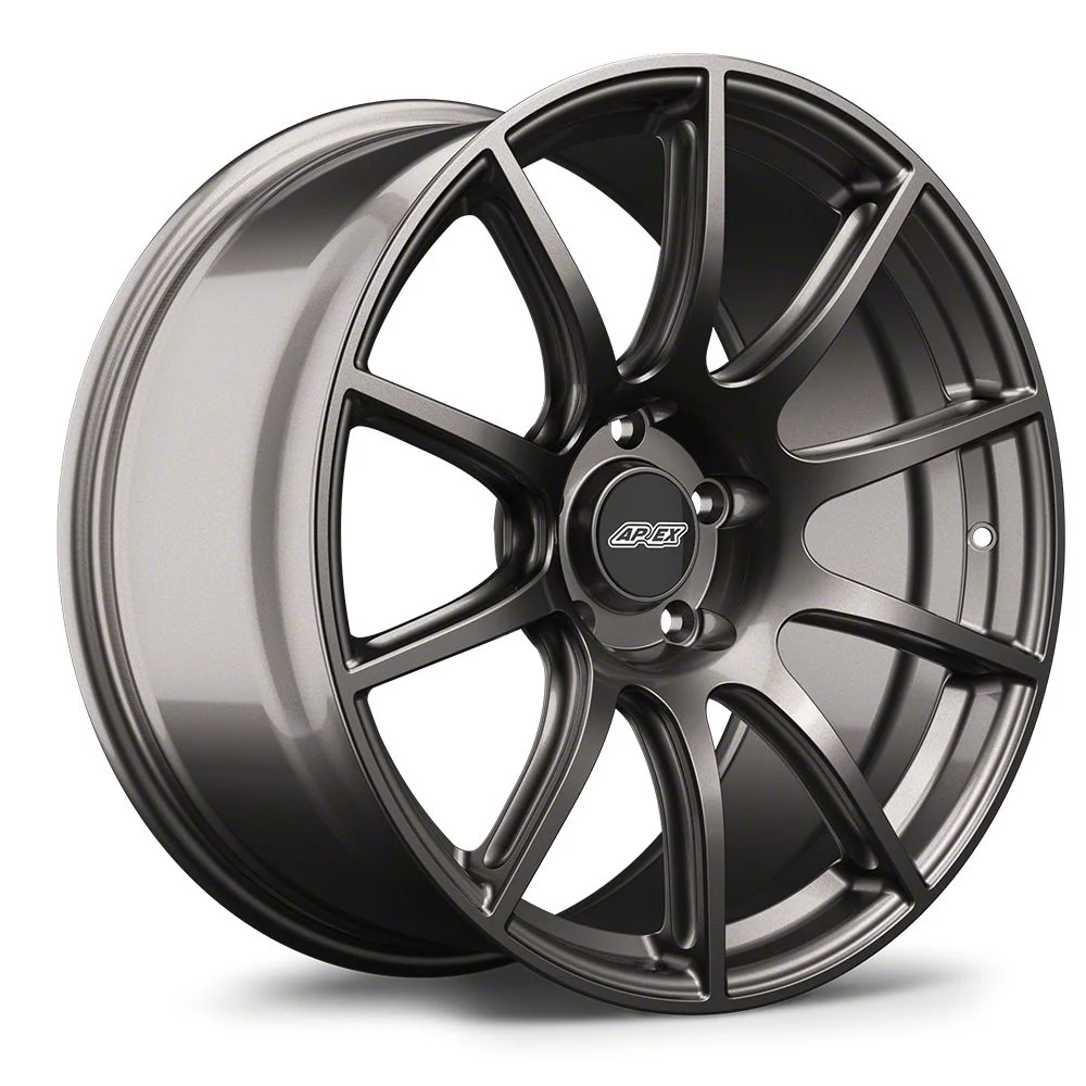 APEX SM-10 Anthracite Wheel; 19x9; 34mm Offset (24-26 Mustang)