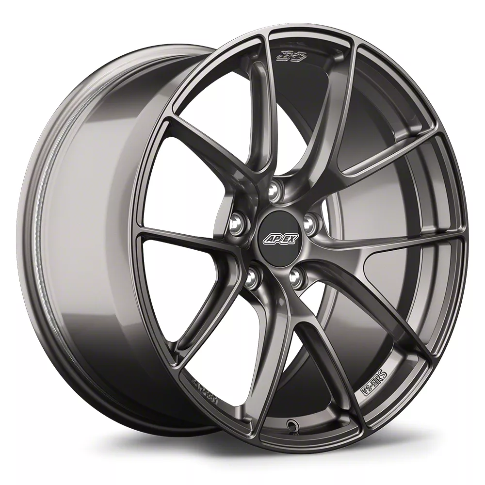 APEX VS-5RS Anthracite Wheel; Front Only; 20x11; 26mm Offset (24-26 Mustang)