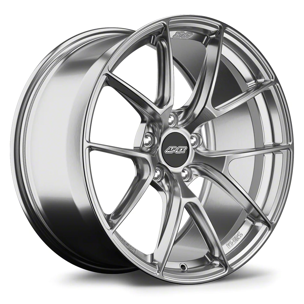 APEX VS-5RS Brushed Clear Wheel; Rear Only; 20x11; 52mm Offset (24-26 Mustang)