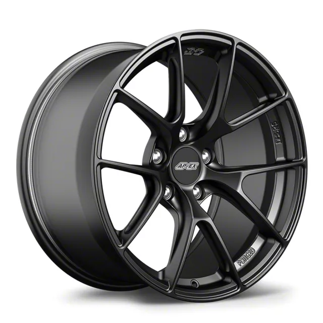 APEX VS-5RS Satin Black Wheel; 18x11; 52mm Offset (24-26 Mustang)