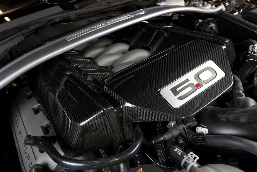 APR Performance Engine Cover; Carbon Fiber (15-17 Mustang GT)