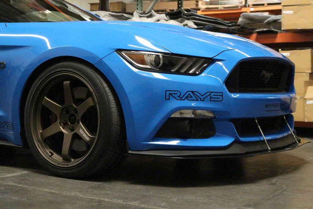 APR Performance Front Wind Splitter; Carbon Fiber (15-17 Mustang w/ Performance Pack)