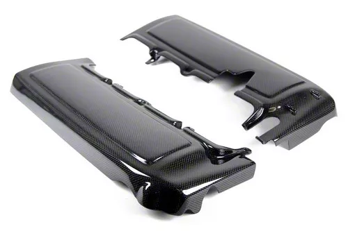 APR Performance Fuel Rail Covers; Carbon Fiber (05-10 Mustang GT)