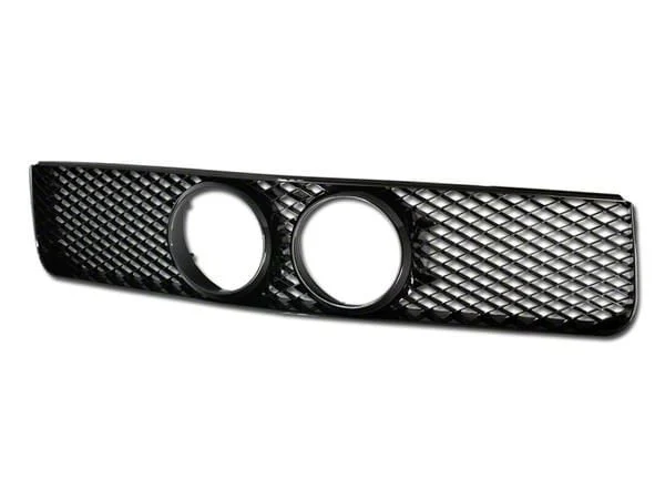 GT Style Upper Grille; Gloss Black (05-09 Mustang GT)