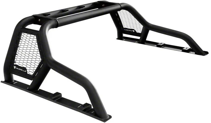 CR1 Chase Rack; Matte Black (07-19 Sierra 3500 HD)