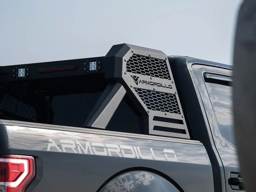 CR2 Chase Rack; Matte Black (07-19 Sierra 3500 HD)