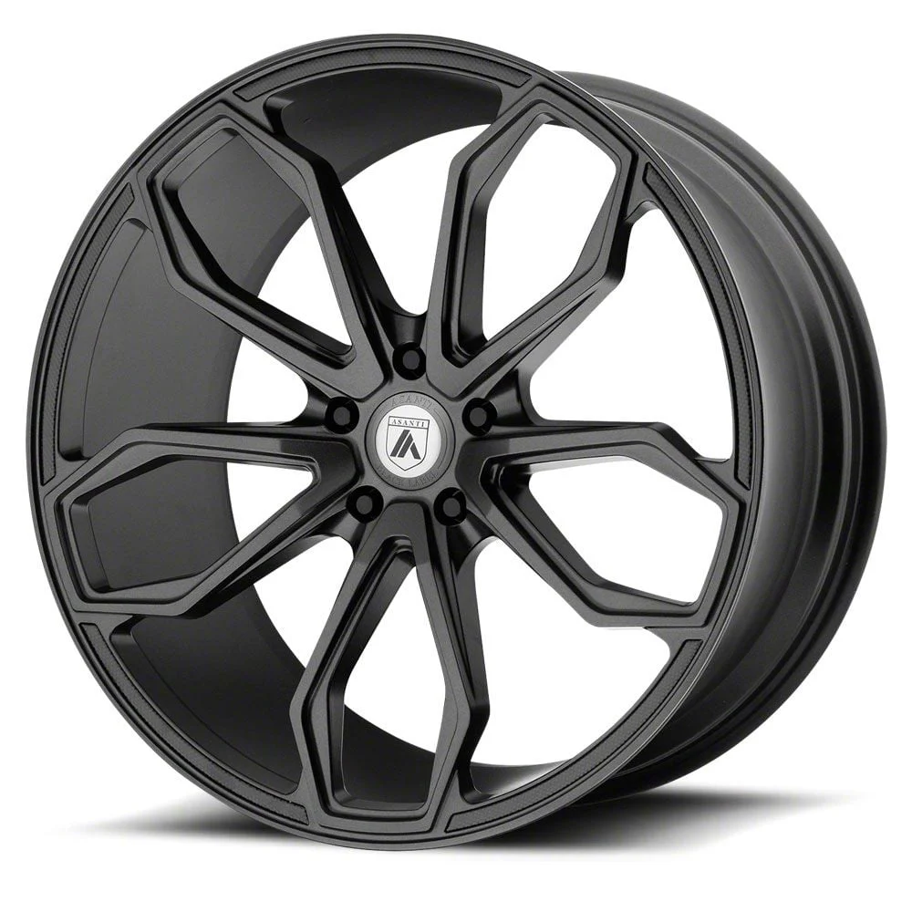 Asanti Athena Matte Graphite Wheel; Rear Only; 20x10; 25mm Offset (11-23 RWD Charger, Excluding SRT Hellcat)