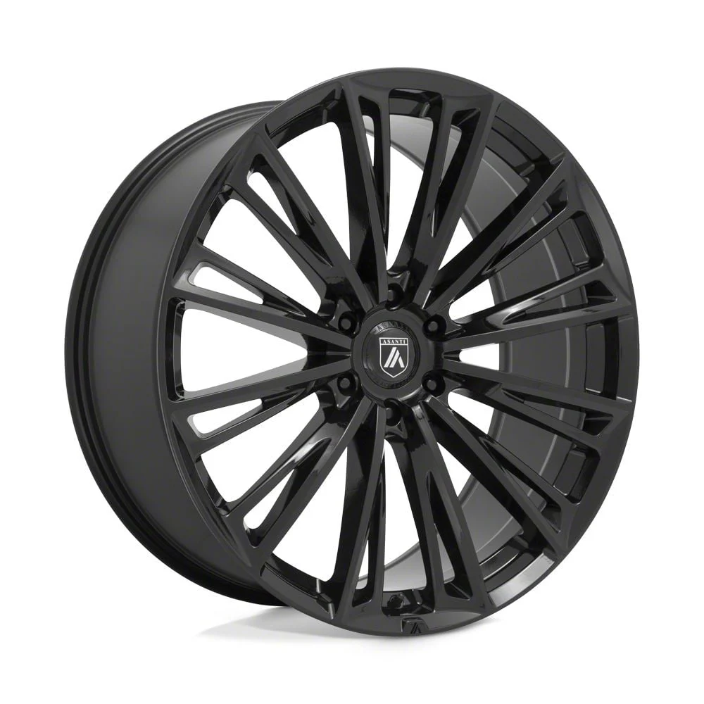 Asanti Corona Truck Gloss Black Wheel; Front Only; 20x9; 35mm Offset (20-26 Corvette C8 Stingray)