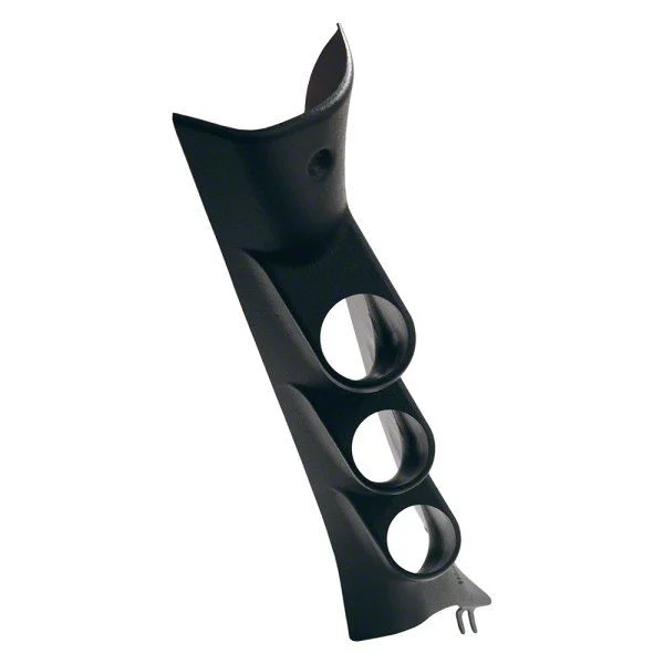Auto Meter A-Pillar Triple Gauge Pod Mount with Speaker Cutout; 2-1/16 Inch (15-20 F-150)