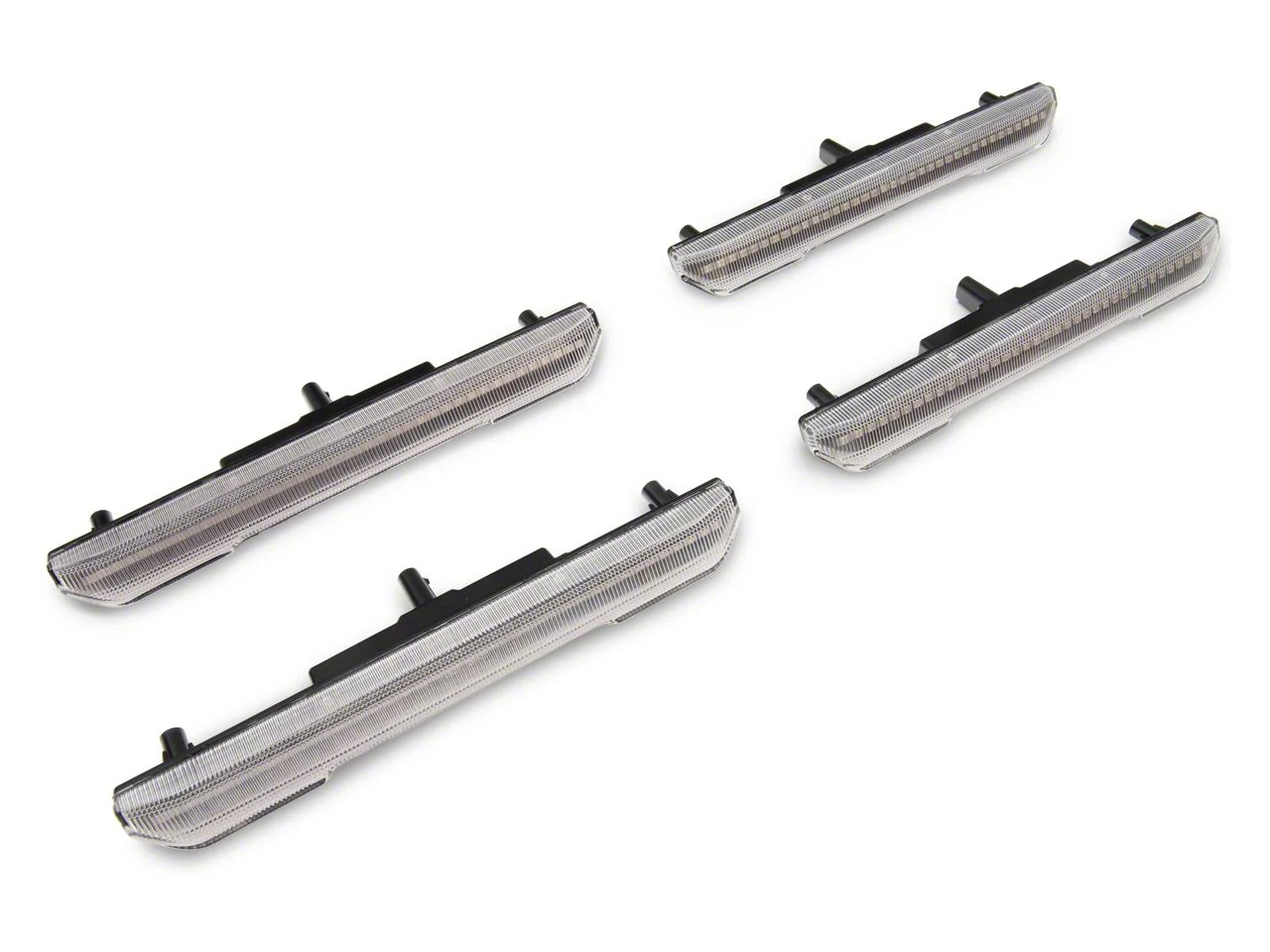 Raxiom Axial Series LED Fender Flare Marker Lights; Clear Lens (21-26 Sierra 3500 HD)