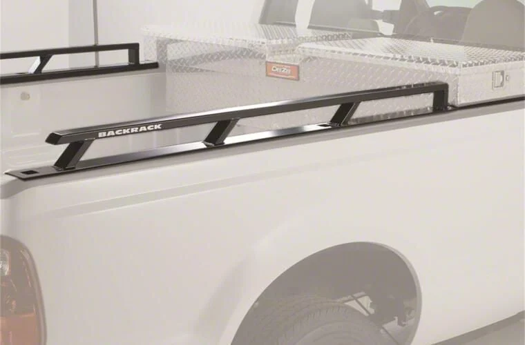 BackRack Side Bed Rails for 21-Inch Wide Tool Box (07-14 Sierra 3500 HD)