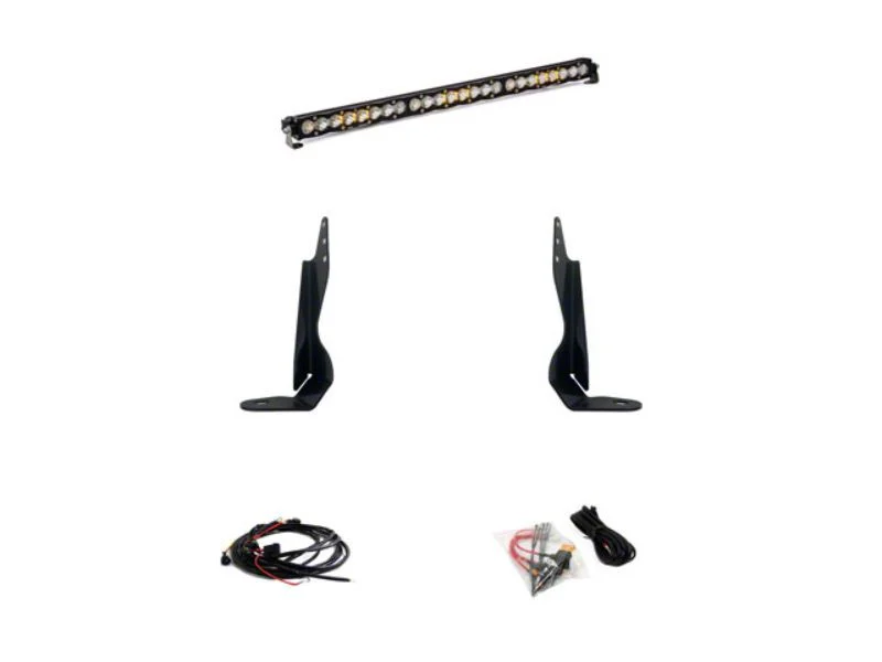 Baja Designs Single 30-Inch S8 Behind Grille Light Kit (20-26 Sierra 3500 HD)