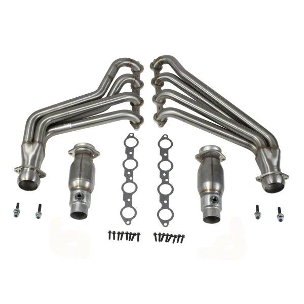 BBK 1-3/4-Inch Long Tube Headers; Stainless (10-15 Camaro SS)