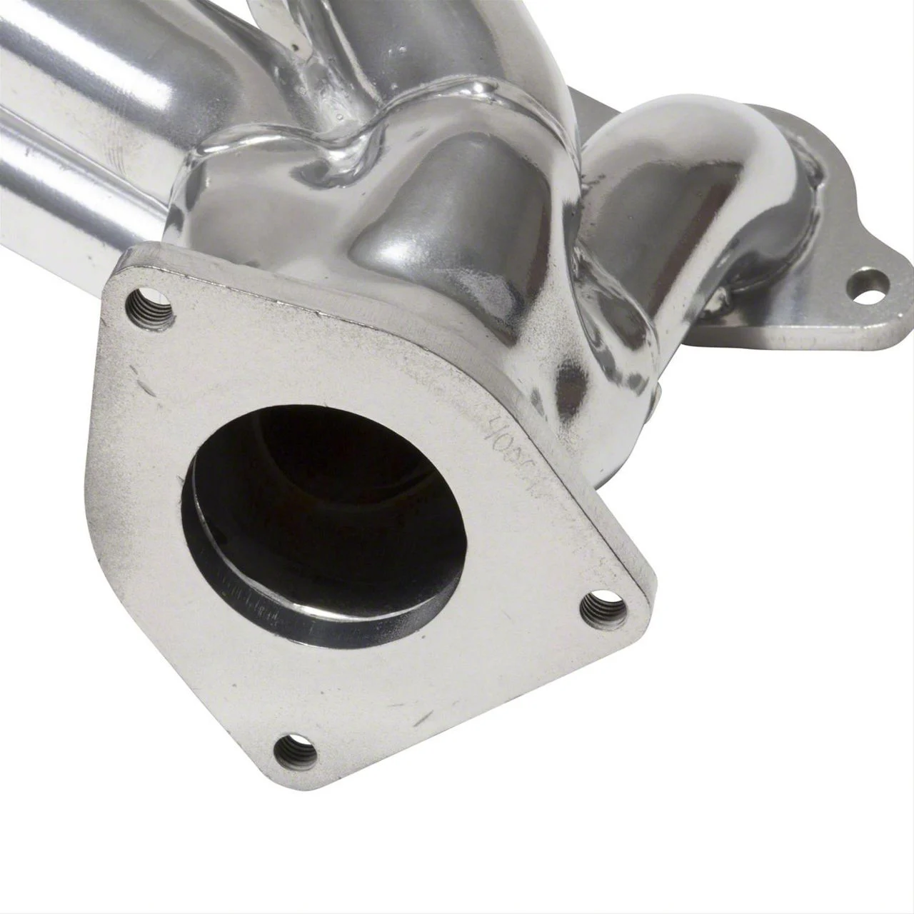 BBK 1-3/4-Inch Tuned Length Shorty Headers; Polished Silver Ceramic (07-13 4.8L, 5.3L Yukon)