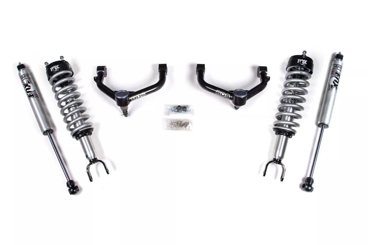 BDS 2-Inch Coil-Over Leveling Kit with Upper Control Arms, FOX 2.0 Coil-Overs and FOX 2.0 Shocks (13-18 4WD RAM 1500 w/o Air Ride, Excluding EcoDiesel)