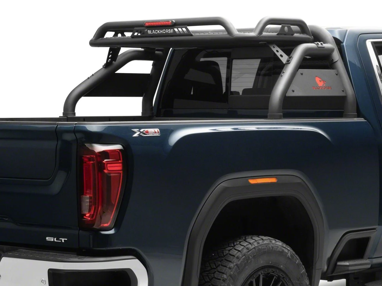 Atlas Roll Bar; Black (07-26 Sierra 3500 HD)