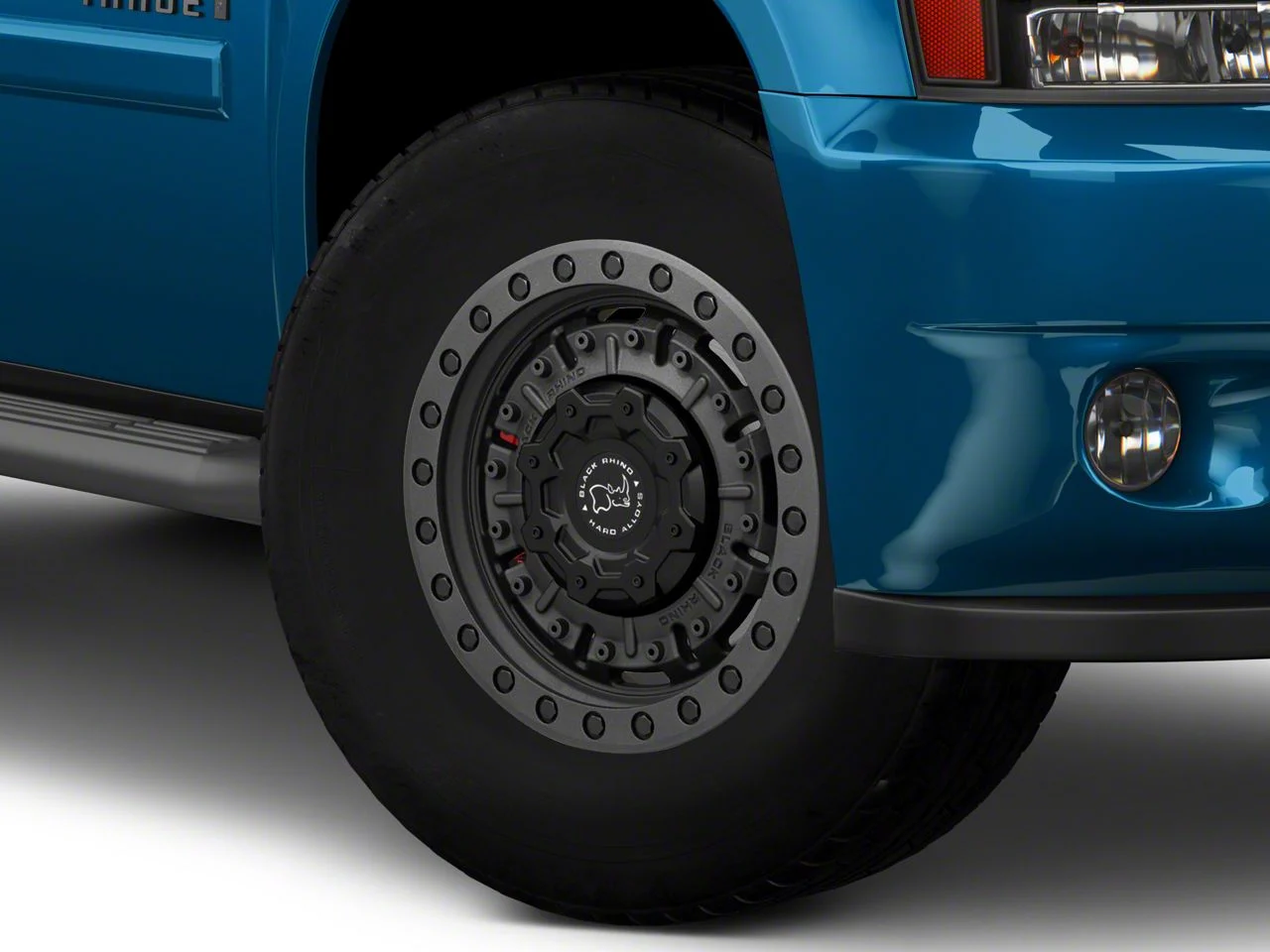 Black Rhino Abrams Textured Matte Gunmetal 6-Lug Wheel; 18x9.5; 12mm Offset (07-14 Tahoe)