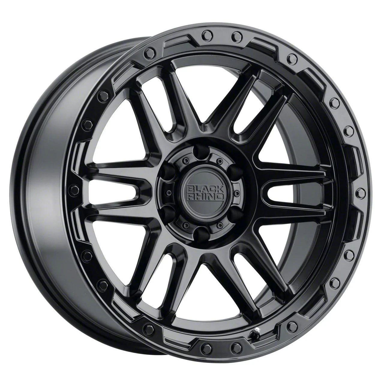 Black Rhino Apache Matte Black with Black Bolts 6-Lug Wheel; 20x9; 12mm Offset (07-14 Tahoe)