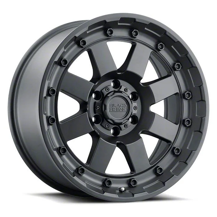 Black Rhino Cleghorn Matte Black 6-Lug Wheel; 17x8.5; 12mm Offset (07-14 Tahoe)