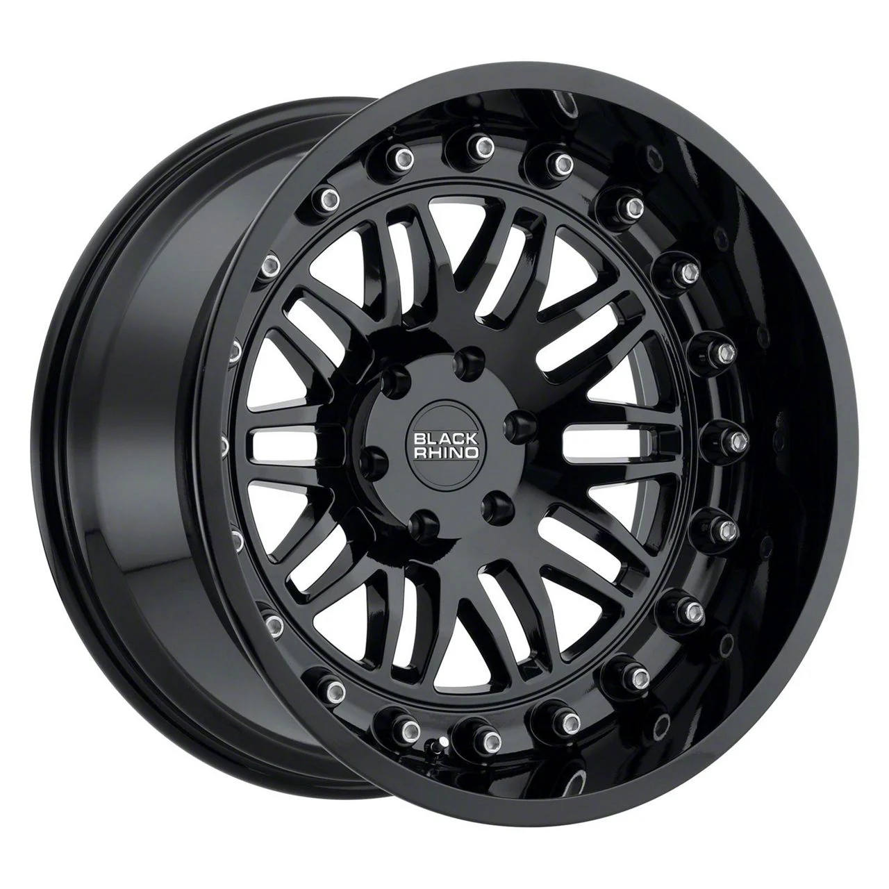 Black Rhino Fury Gloss Black 6-Lug Wheel; 17x9.5; -18mm Offset (07-14 Tahoe)