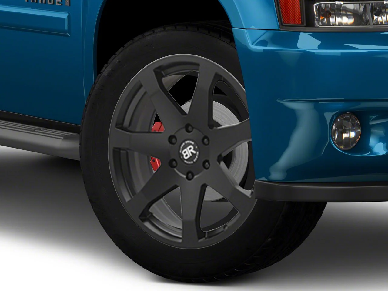 Black Rhino Mozambique Matte Black 6-Lug Wheel; 22x9.5; 25mm Offset (07-14 Tahoe)
