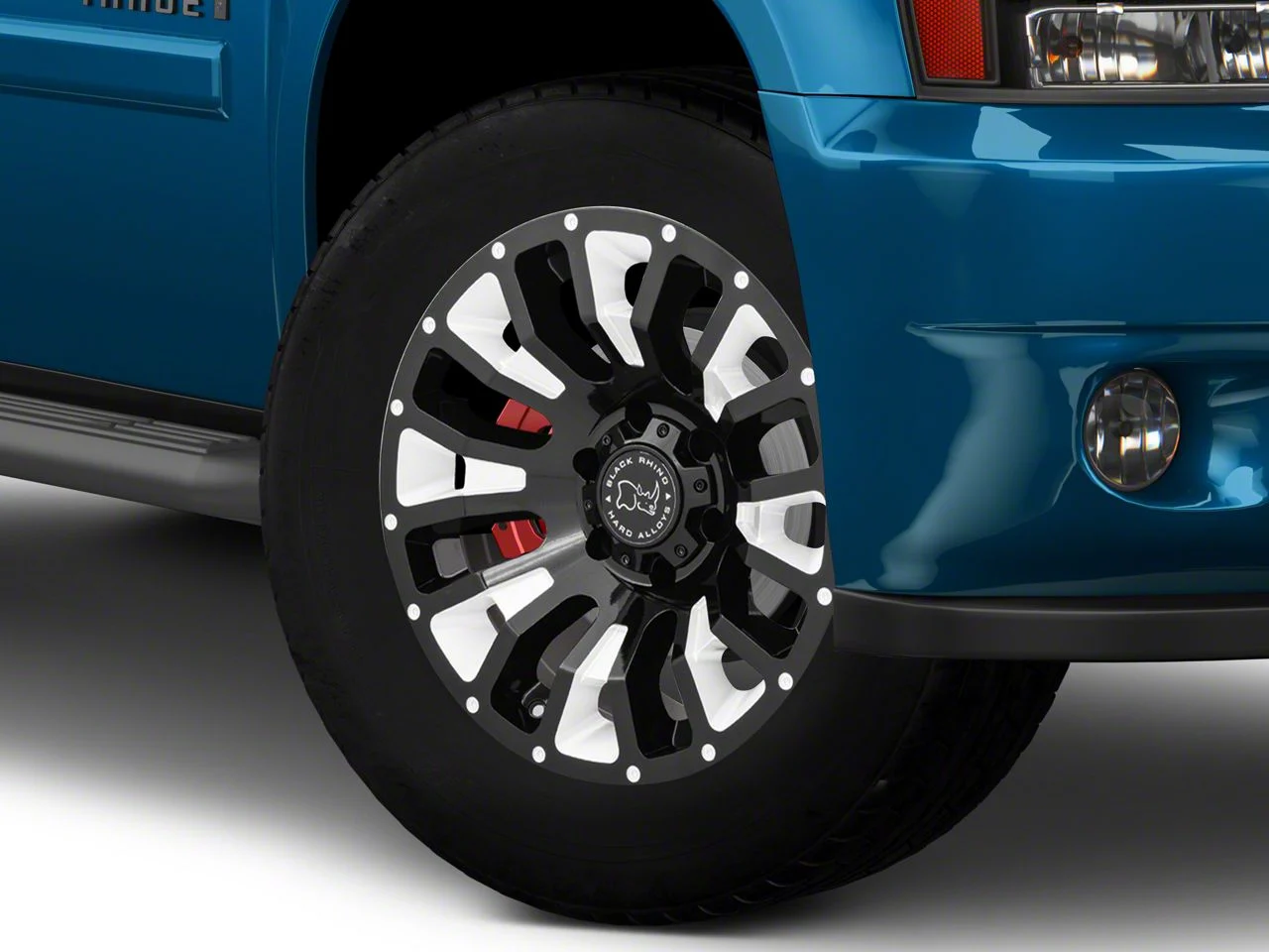 Black Rhino Pinatubo Gloss Black Milled 6-Lug Wheel; 20x9.5; 6mm Offset (07-14 Tahoe)