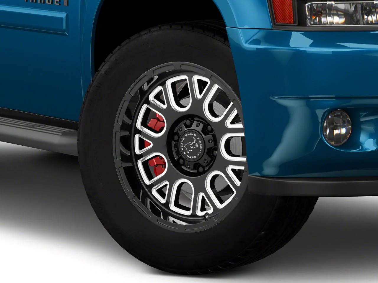 Black Rhino Pismo Gloss Black Milled 6-Lug Wheel; 20x9.5; 6mm Offset (07-14 Tahoe)