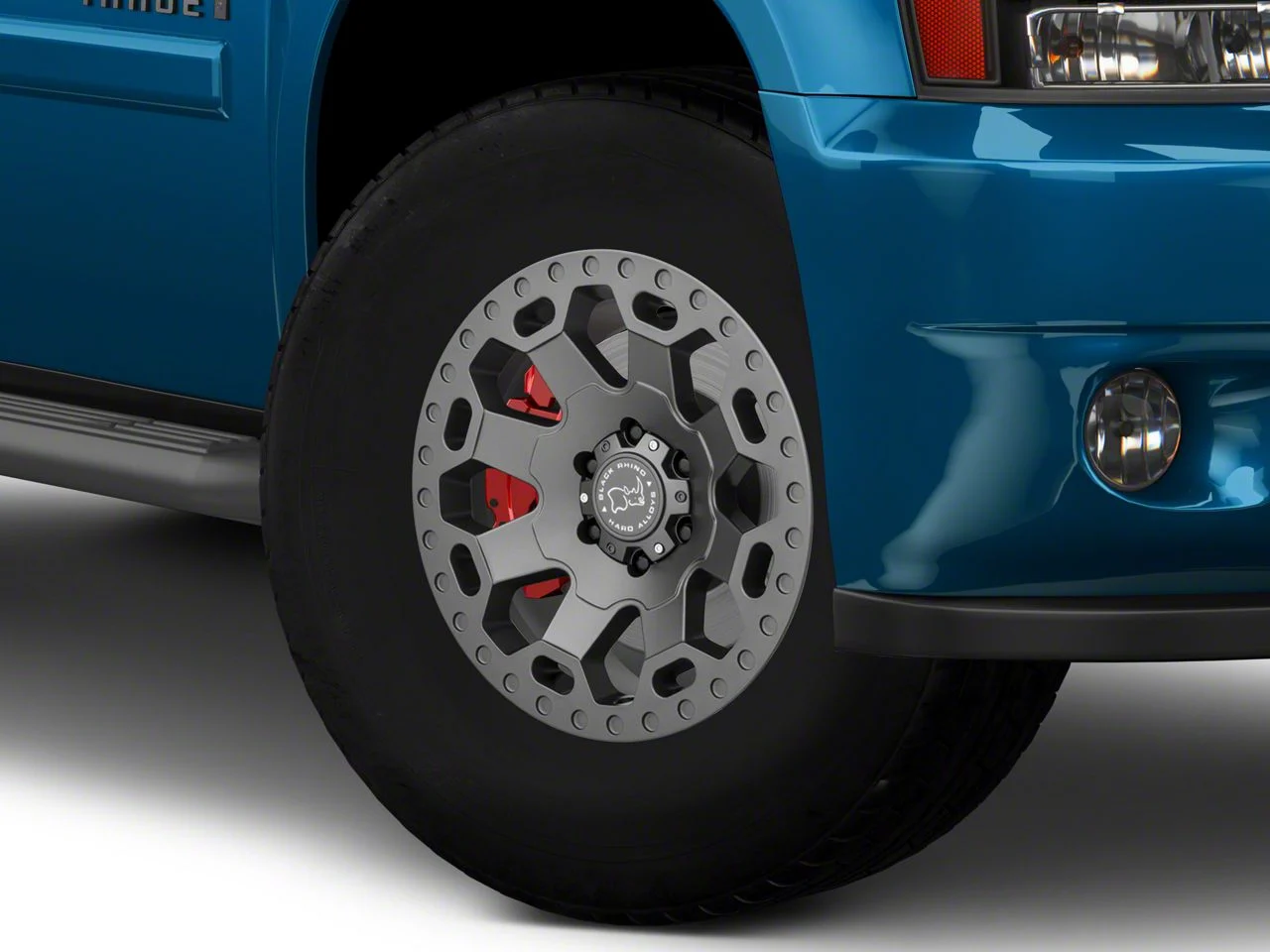 Black Rhino Warlord Matte Gunmetal 6-Lug Wheel; 17x9; -12mm Offset (07-14 Tahoe)