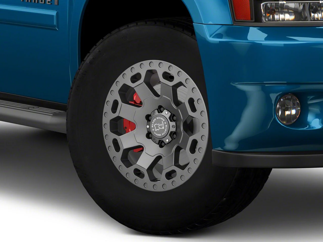 Black Rhino Warlord Matte Gunmetal 6-Lug Wheel; 18x9; -12mm Offset (07-14 Tahoe)