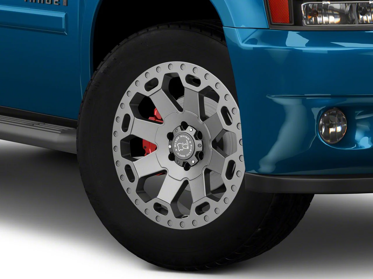 Black Rhino Warlord Matte Gunmetal 6-Lug Wheel; 20x9; 12mm Offset (07-14 Tahoe)