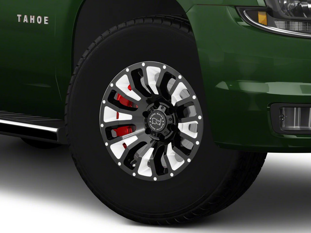 Black Rhino Pinatubo Gloss Black Milled 6-Lug Wheel; 17x9.5; -18mm Offset (15-20 Tahoe)