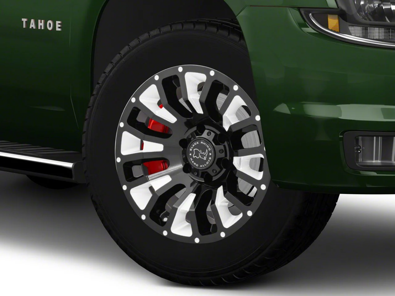 Black Rhino Pinatubo Gloss Black Milled 6-Lug Wheel; 20x9.5; 6mm Offset (15-20 Tahoe)