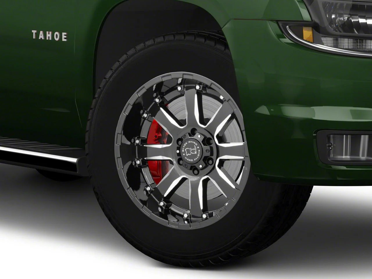 Black Rhino Sierra Gloss Black Milled 6-Lug Wheel; 20x9; 12mm Offset (15-20 Tahoe)