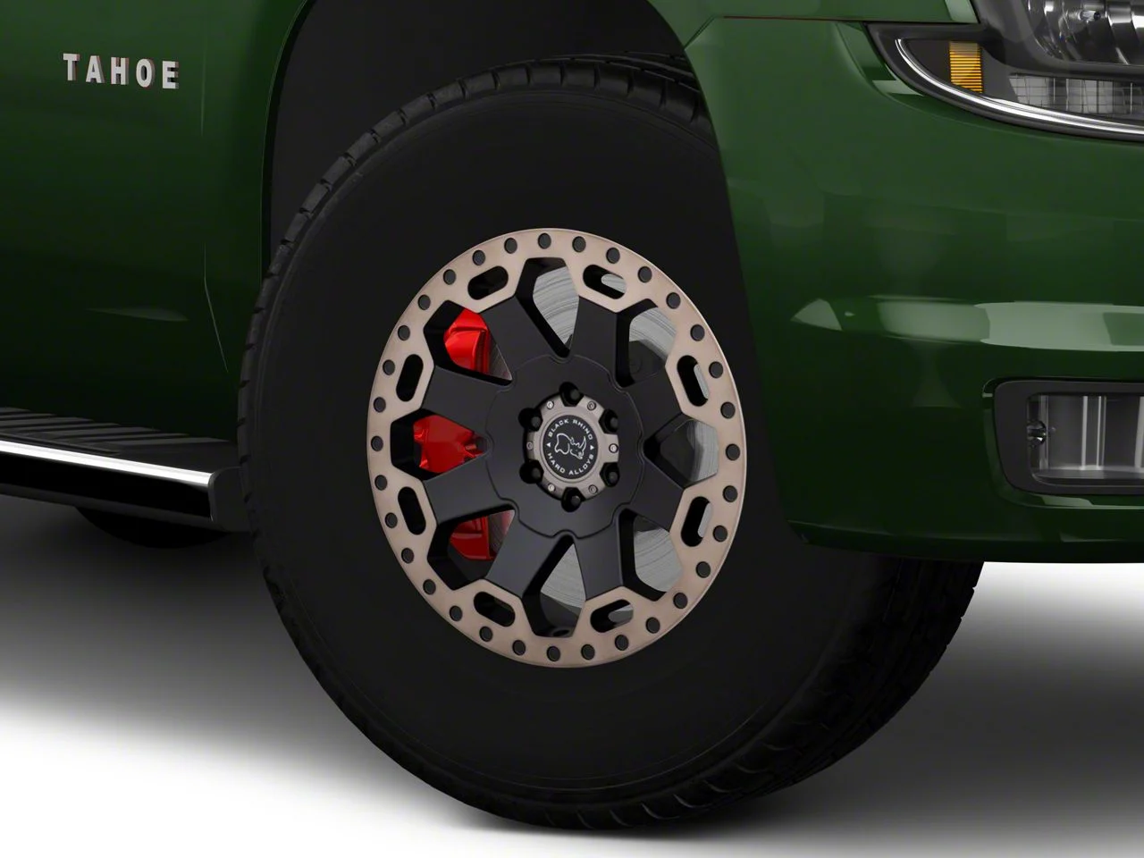 Black Rhino Warlord Matte Black with Machined Dark Tint Lip 6-Lug Wheel; 17x9; -12mm Offset (15-20 Tahoe)