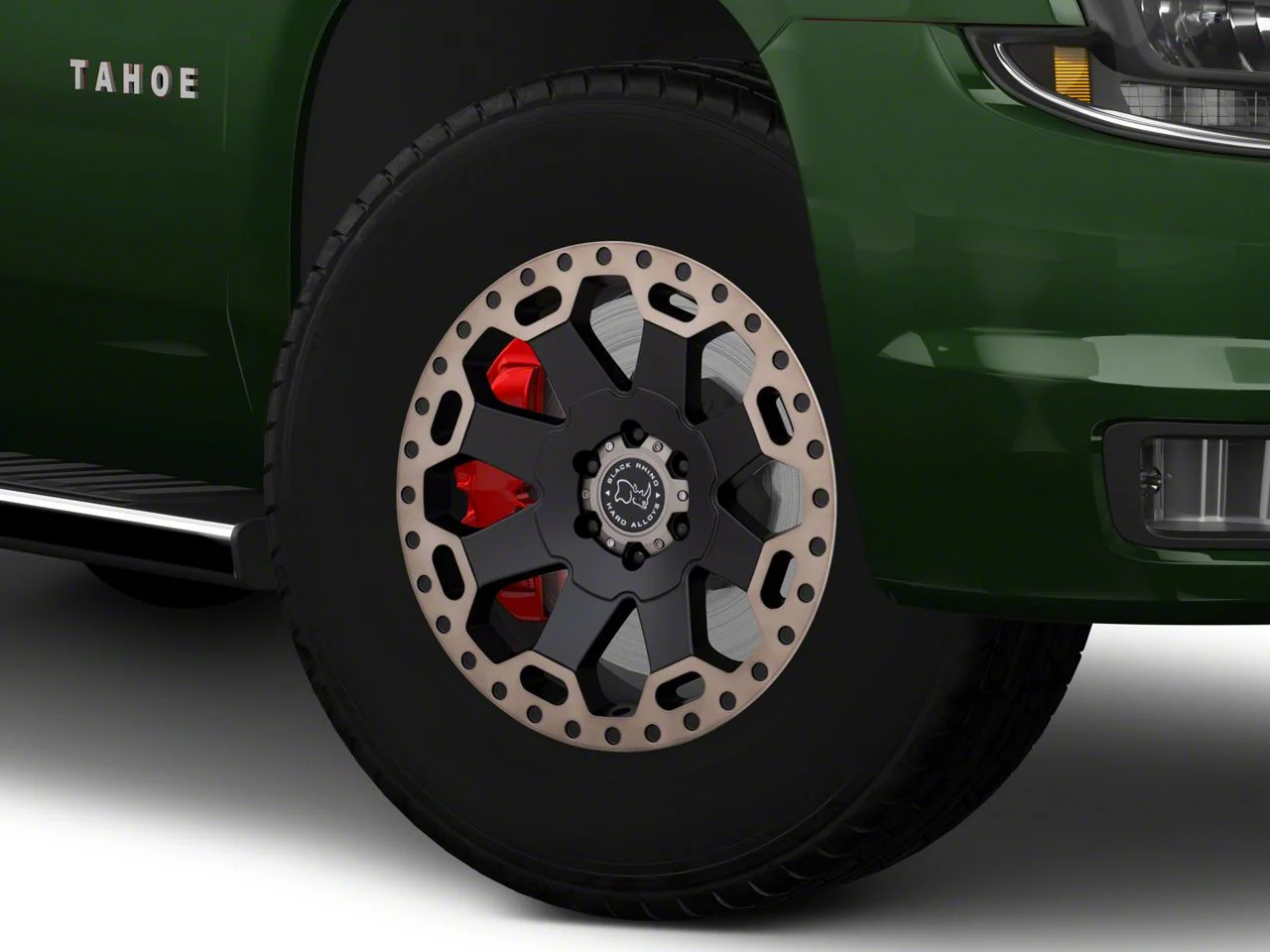 Black Rhino Warlord Matte Black with Machined Dark Tint Lip 6-Lug Wheel; 18x9; -12mm Offset (15-20 Tahoe)